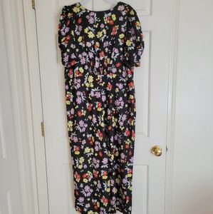 ASOS Black Floral Maxi Dress